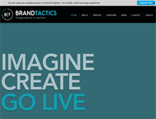 Tablet Screenshot of brandtactics.ie